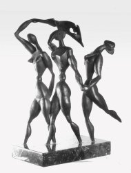 Skulptur drei Menschen