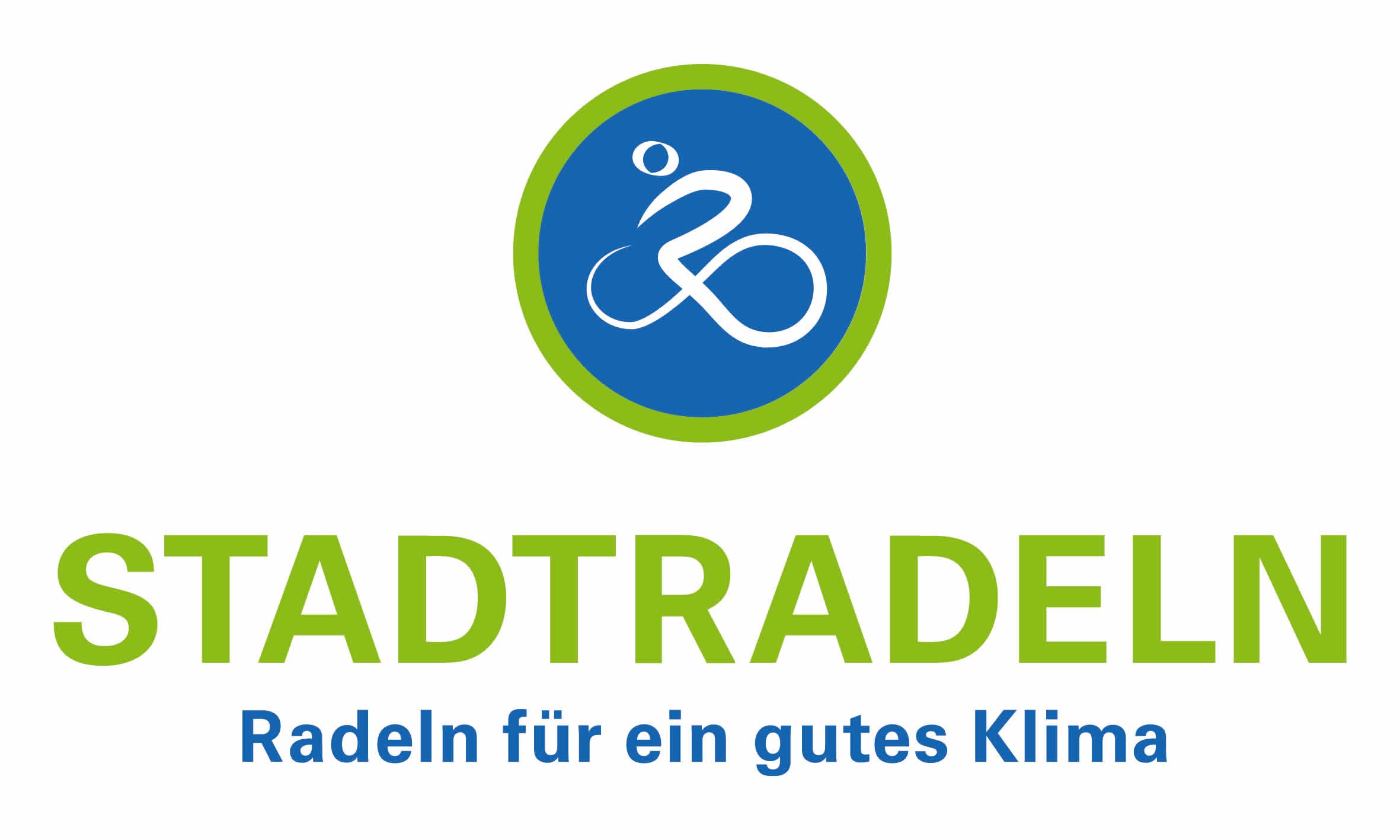 Grün-blaues Logo vom STADTRADELN