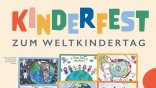 Plakat Kinderfest in bunt