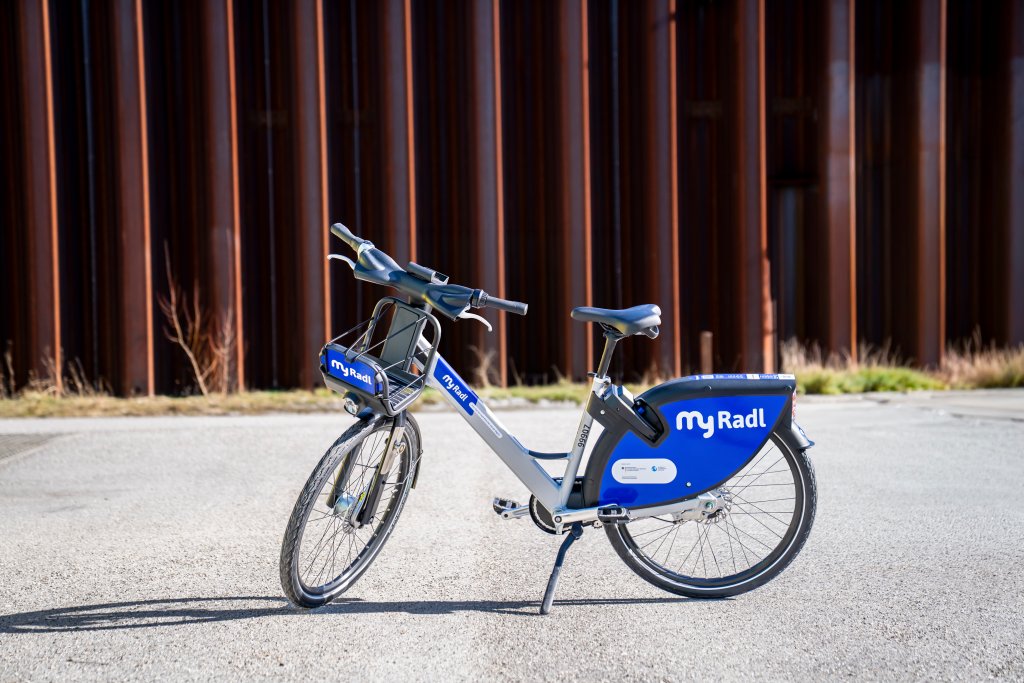 Fahrrad mit  My Radl Logo