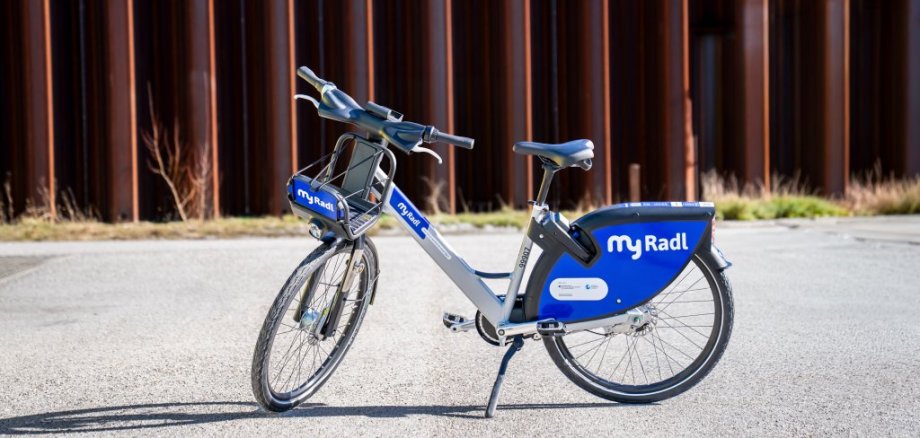 Fahrrad mit  My Radl Logo