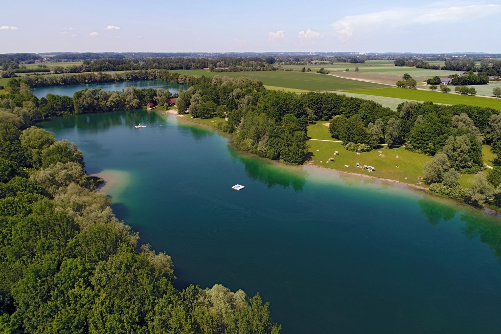 Mühlsee von oben