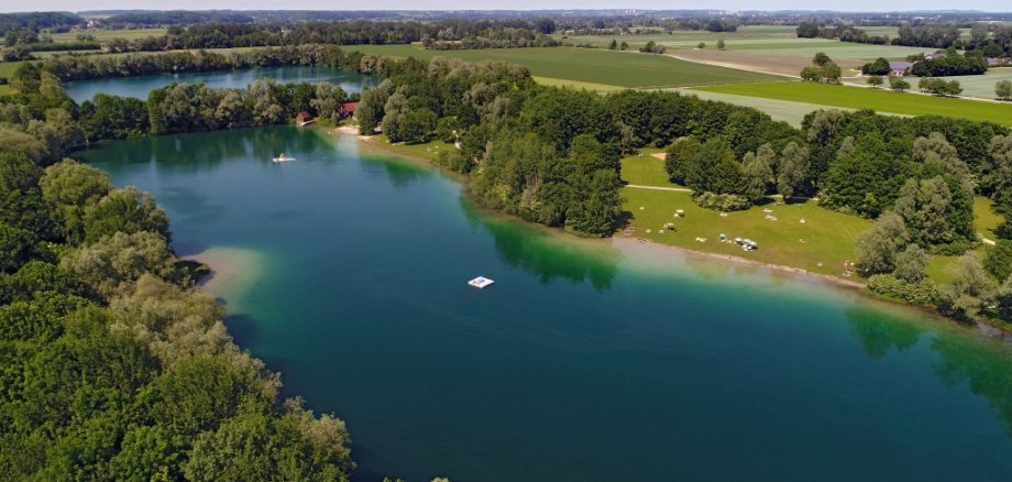 Mühlsee von oben