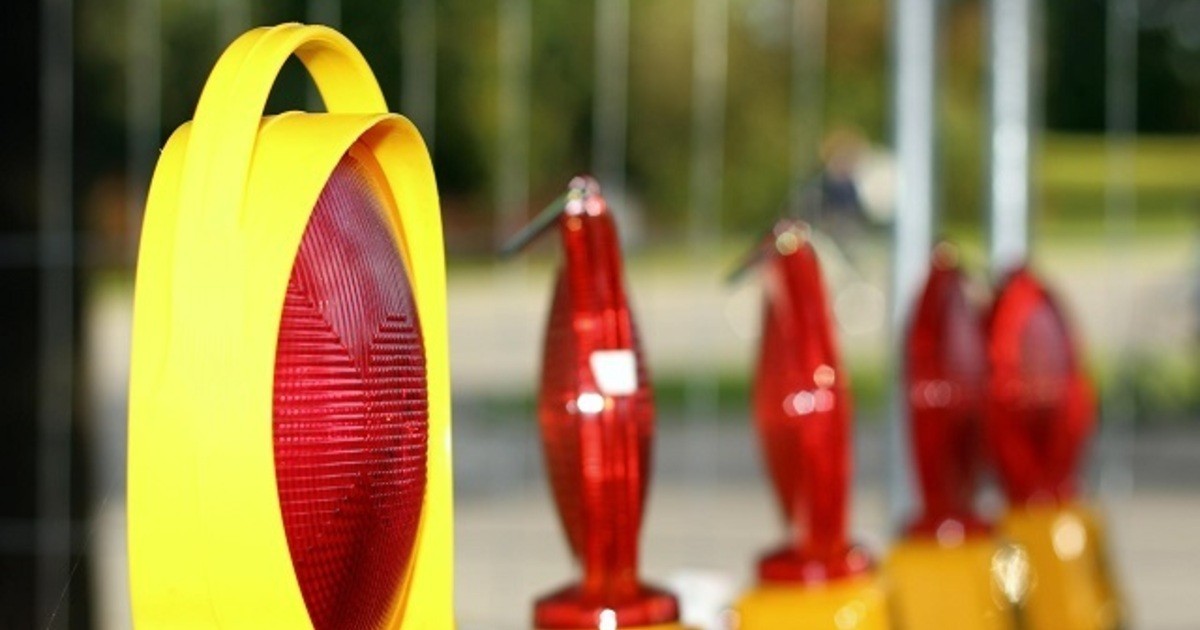 Hinweis auf eine aktuelle Baustelle