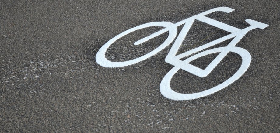 radweg Fahrrad Piktogramm