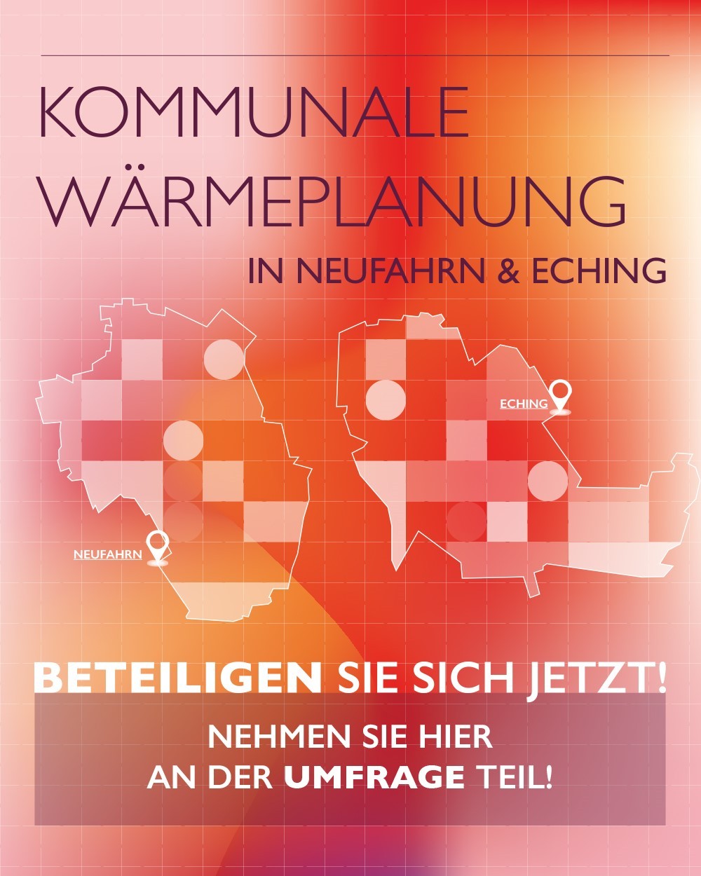 Plakat Kommunale Wärmeplanung