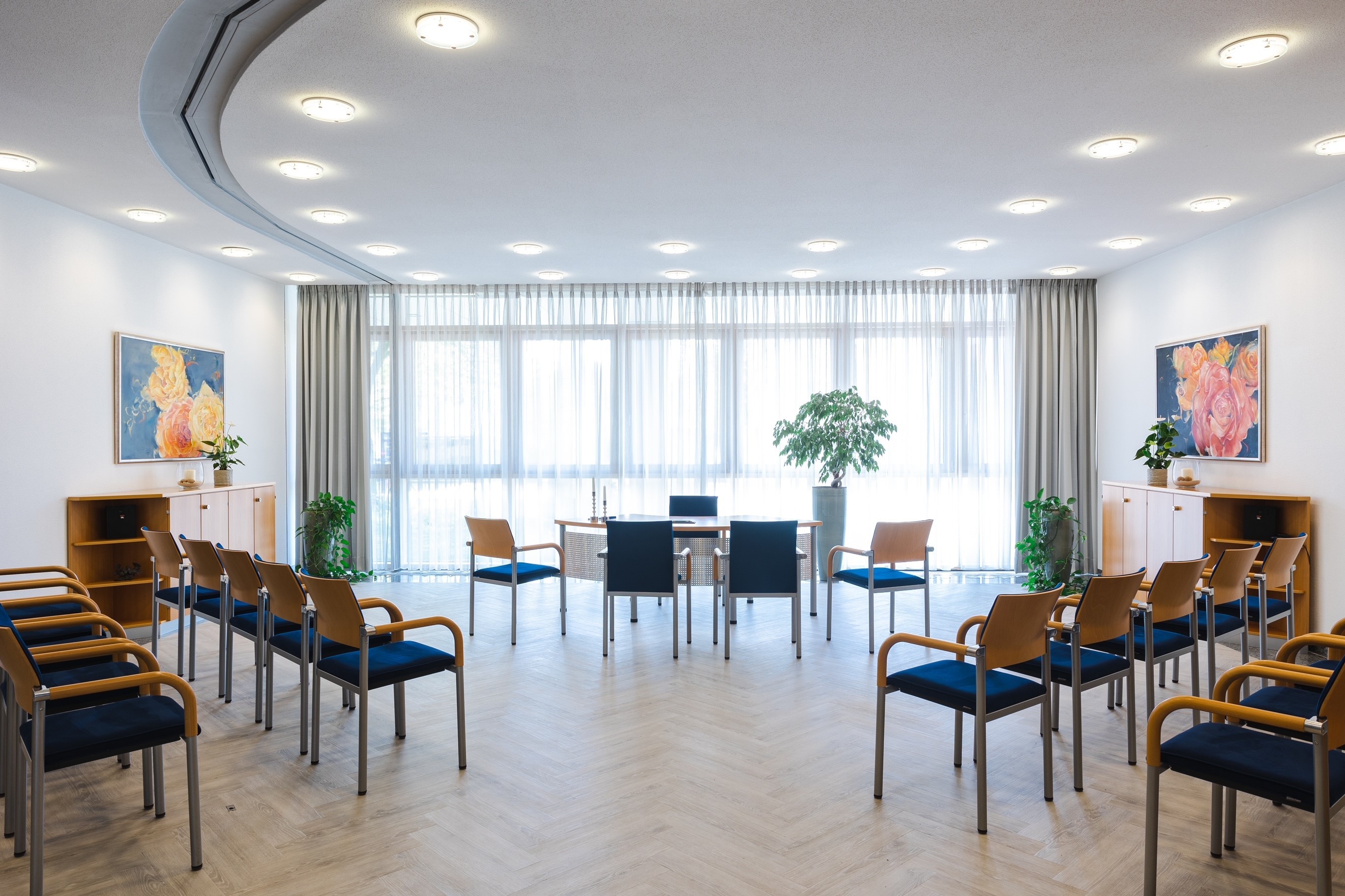 Blick auf das Trauzimmer