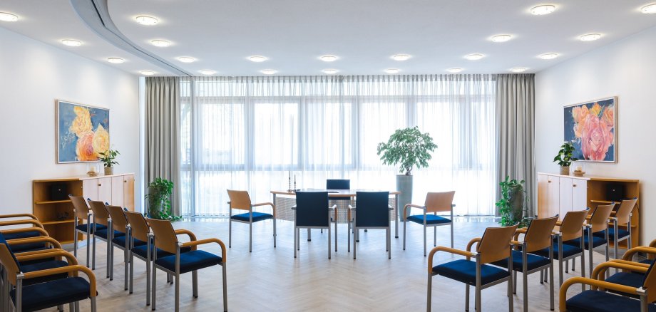 Blick auf das Trauzimmer