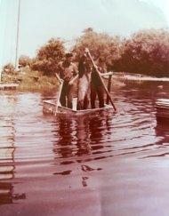 Hochwasser an der Neufahrner Straße 1952