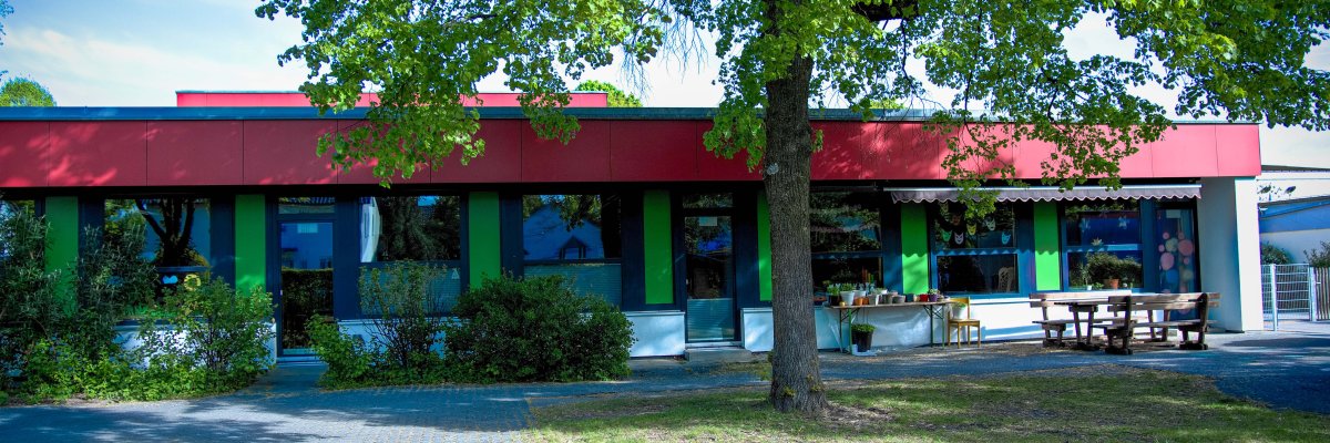 Bild des Außenbereich des Kinderhort