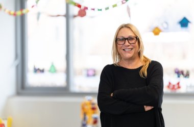 Frau mit Brille